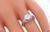 gia certified 1.39ct diamond vintage engagement ring photo 2