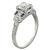 GIA 0.90ct Diamond Art Deco Engagement Ring