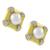 mabe pearl diamond 18k yellow gold earrings 2