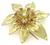 vintage ruby diamond 14k gold flower pin top view photo