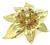 vintage ruby diamond 14k gold flower pin photo