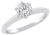 tiffany & co 0.76ct diamond engagement ring photo 1