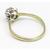 14k yellow gold & silver  engagement ring  pic  4
