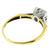  Diamond 14k Yellow And White Gold Engagement Ring