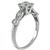 Round Cut Diamond Platinum Engagement Ring