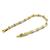 14k yellow and white gold bracelet 4