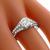 diamond  platinum engagement ring 2