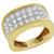 diamond 14k yellow and white gold ring 1