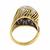 diamond platinum 14k yellow gold ring 4