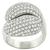 diamond  18k white gold cocktail ring 3