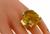 Vintage 50.00ct Citrine Gold Ring Photo 2