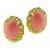 18k yellow gold coral earrings 2