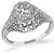 Vintage GIA Certified 0.68ct Diamond Engagement Ring