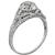 GIA Certified 0.94ct Diamond Vintage Engagement Ring