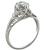 1.04ct Old European Cut Diamond Engagement Ring
