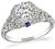 Vintage GIA Certified 1.12ct Diamond Engagement Ring