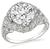 Vintage GIA Certified 2.34ct Diamond Engagement Ring