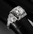 Art Deco 1.64ct Old Mine Cut Diamond Platinum Engagement Ring