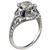 1.03ct Diamond Art Deco Engagement Ring