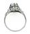 18k Gold Diamond Sapphire Engagement Ring