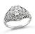 Art Deco GIA Certified 1.12ct Diamond Engagement Ring