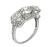 Diamond Platinum Art Deco Anniversary Ring