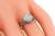 Edwardian Old European Cut Diamond 14k White Gold Engagement Ring