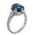 Sapphire Platinum Engagement Ring