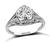 Vintage GIA Certified 0.97ct Diamond Engagement Ring