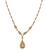 Estate 0.64ct Diamond Pink Gold Necklace