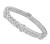 Estate 0.50ct Diamond Weave Bangle Bracelet