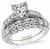 Estate 0.65ct Diamond Engagement Ring and Wedding Band Set