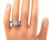 Estate Old Mine Cut Diamond Platinum Engagement Ring