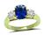 Estate 1.47ct Sapphire 0.55ct Diamond Gold Ring