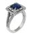 Simon G Sapphire Diamond Engagement Ring