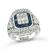 Estate 1.91ct Diamond 0.89ct Sapphire Ring