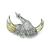 18k Gold Diamond Pin