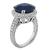 Sapphire Diamond Engagement Ring