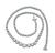 Round Cut Diamond 18k White Gold Necklace