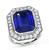 Estate 12.35ct Sapphire 1.25ct Diamond Engagement Ring