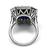 Platinum Diamond Sapphire Ring