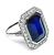 Sapphire Diamond Engagement Ring