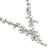 Marquise and Round Cut Diamond 18k White Gold Necklace
