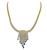 Estate 16.95ct Diamond 3.05ct Sapphire Gold Necklace