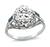 Antique 2.26ct Diamond Platinum Engagement Ring