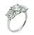 4.32cttw Round Cut Diamond Platinum Engagement Ring