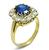 Sapphire Diamond Gold Ring
