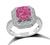 Estate 2.42ct Pink Sapphire 1.50ct Diamond Ring