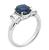 Sapphire Diamond Engagement Ring