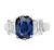 Sapphire Diamond Gold Ring